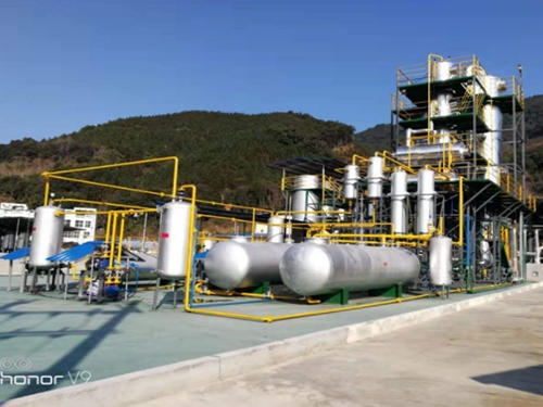 Fujian waste oil regeneration distillation equipment project